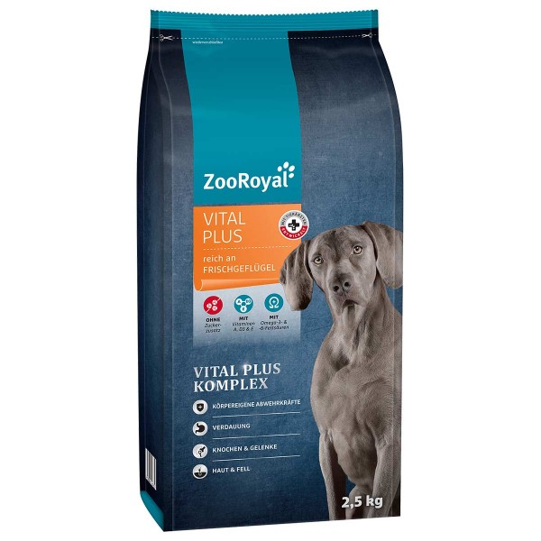 ZooRoyal Vital Plus Trockenfutter 10kg (4x2,5kg)