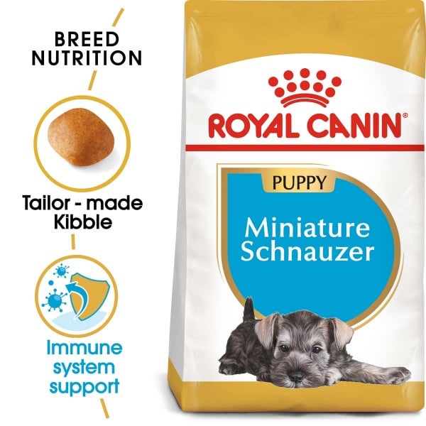 ROYAL CANIN Miniature Schnauzer Puppy Welpenfutter trocken für Zwergschnauzer