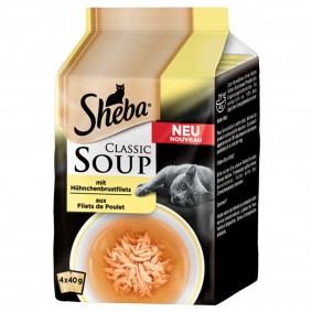 Filety Sheba Soup z kuřecích prsou, multipack 4 x 40 g