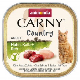 Animonda Carny Country Adult Huhn, Kalb + Reh 32x100g