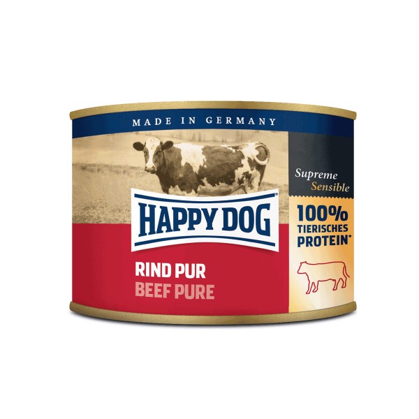 Happy Dog čisté hovězí, 12 x 200 g