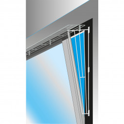 Trixie ochranná mříž pro výklopná okna, šikmá v bílé barvě na jednu stranu okna
