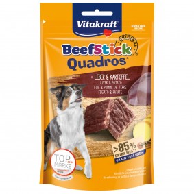 Vitakraft Hundesnack Beef-Stick Quadros Leber &amp; Kartoffel