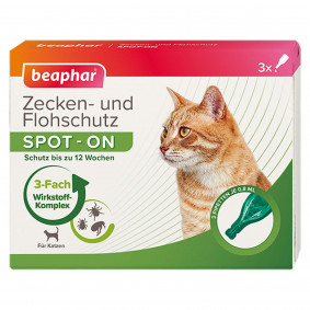 beaphar Zecken- &amp; Flohschutz SPOT-ON für Katzen